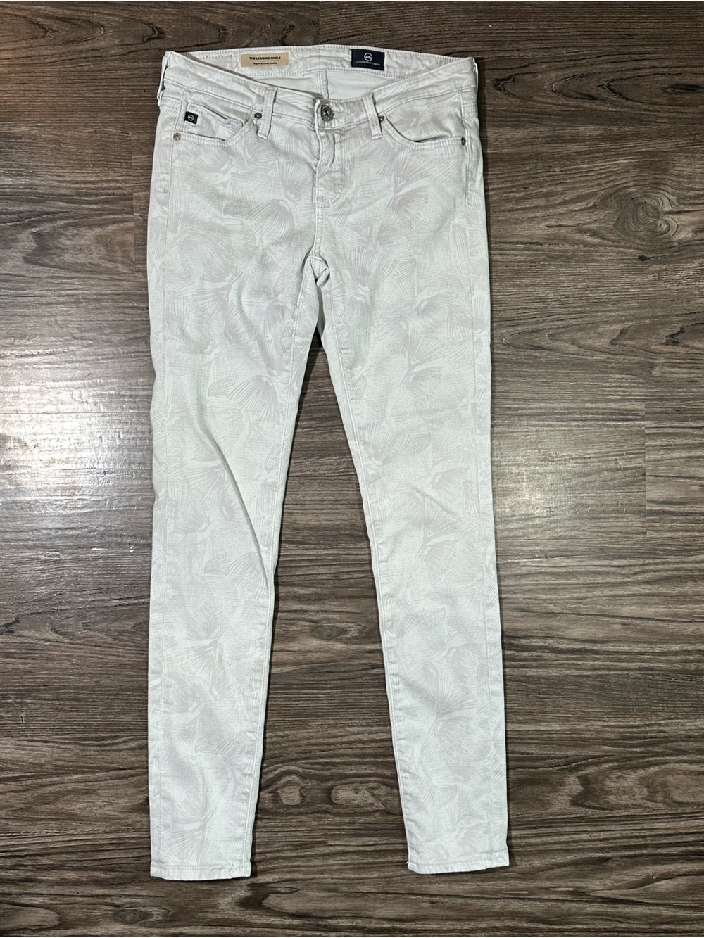 ADRIANO GOLDSCHMIED THE LEGGING ANKLE Super Skinny Dandelion Low Rise Jeans 25
